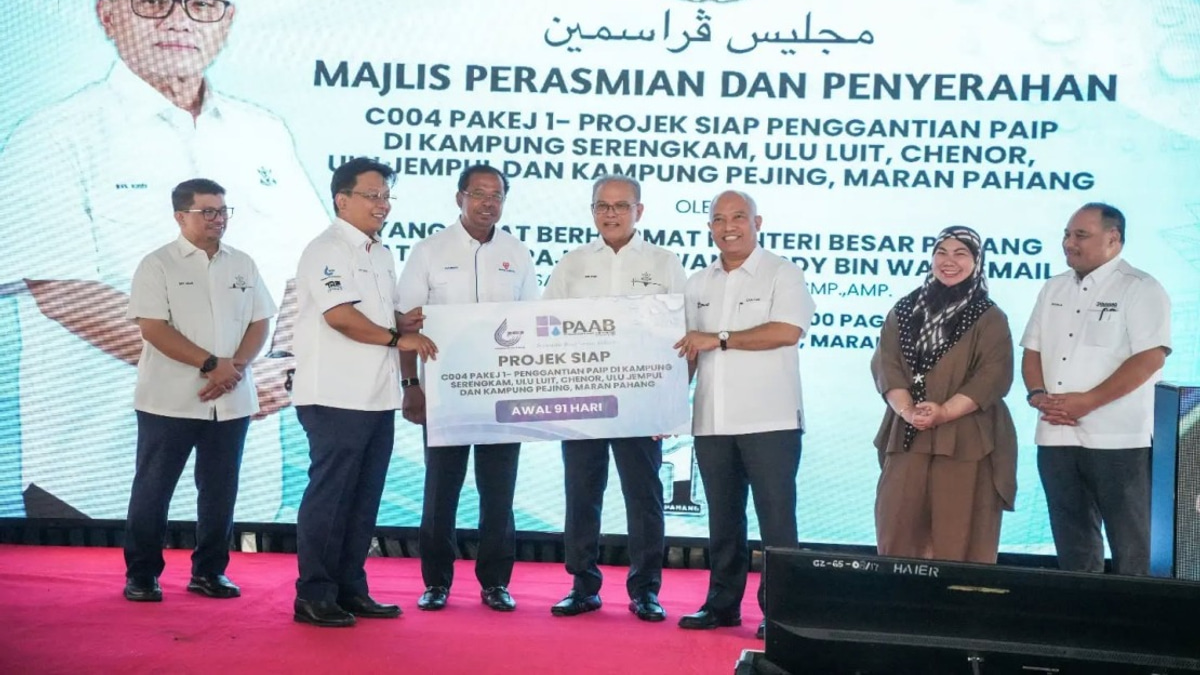 PAAB Completes RM11.19 Million Water Pipeline Overhaul in Maran, Ending Two Decades of Supply Woes