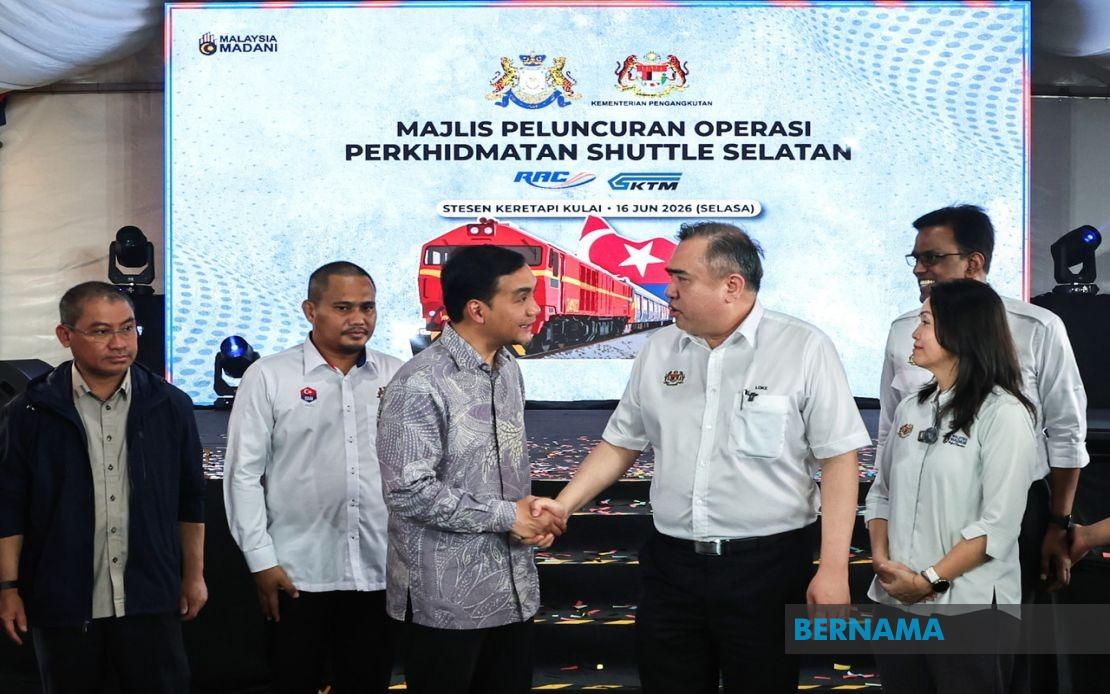 Shuttle Selatan Rail Service Opens to Connect Johor's Three Major Hubs