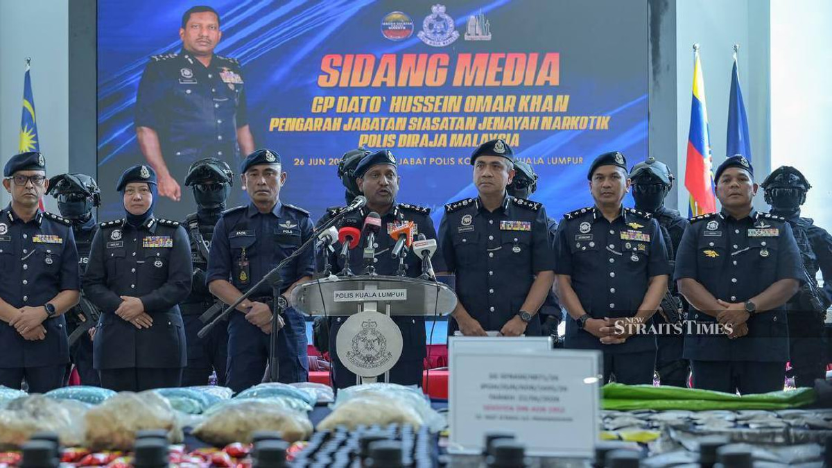 Police Dismantle Major Trafficking Ring as RM135.63 Million Drug Haul Seized in Cheras