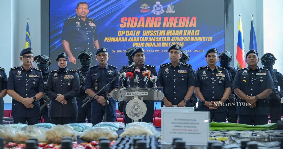Police Dismantle Major Trafficking Ring as RM135.63 Million Drug Haul Seized in Cheras
