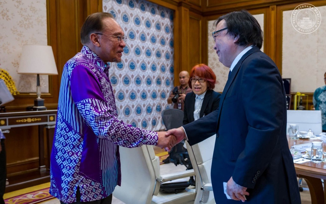 PM Anwar Meets Genron NPO Leader to Deepen Strategic Ties with Japan