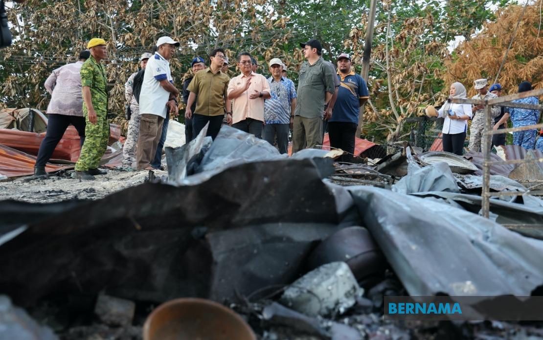 Federal Government Rushes Aid to Pulau Nunuyan Fire Victims as Relocation Plans Take Shape