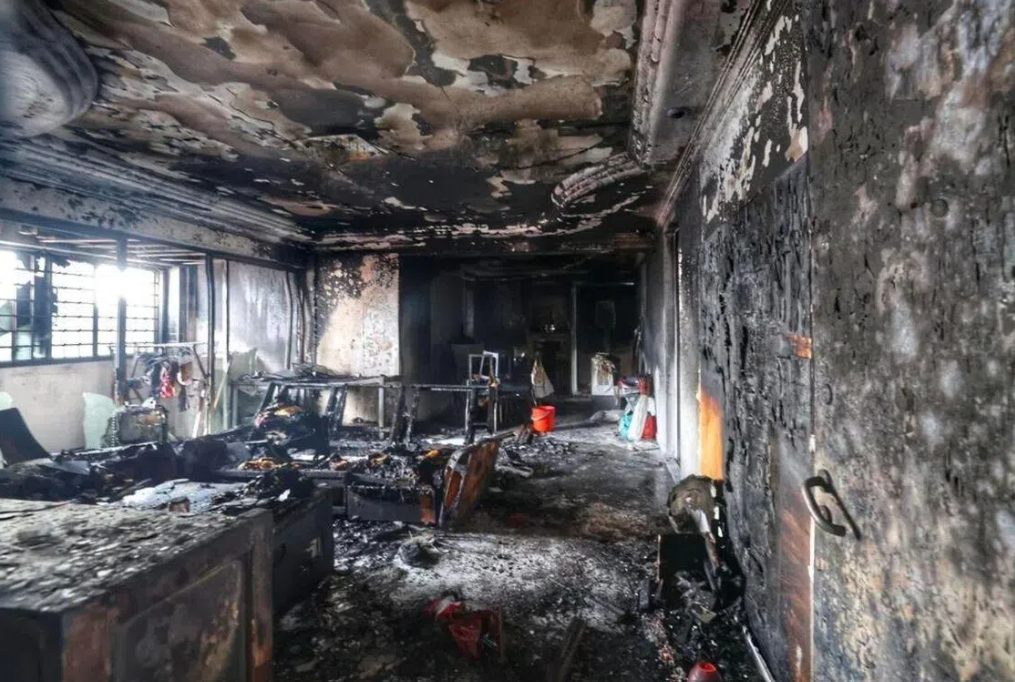 Two rescued from 13-storey HDB fire in Singapore's Jurong West