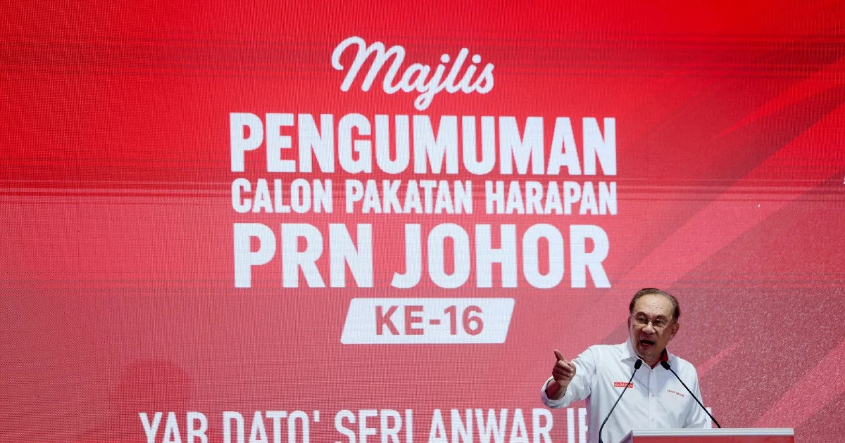 Federal Government Returns More to Johor Than State Contributes, Says PM Anwar
