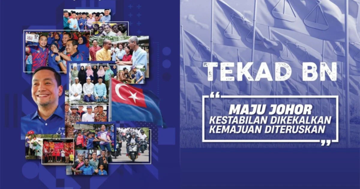 Johor BN Manifesto Promises 200,000 Jobs and 63 Pledges Ahead of State Election