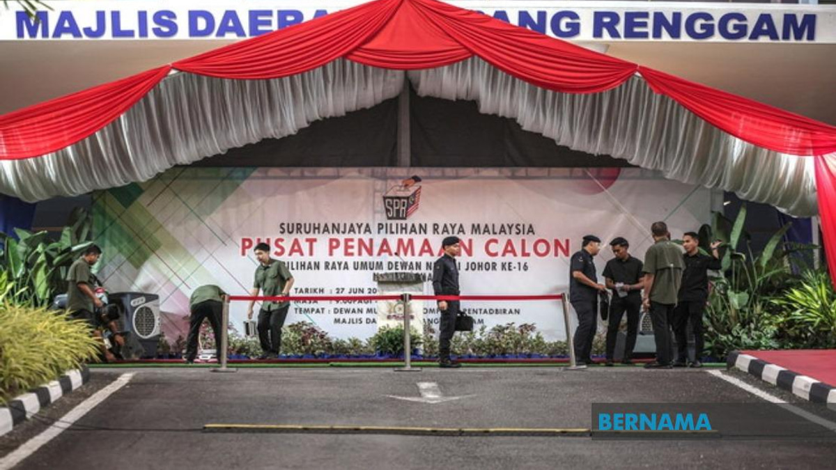 Johor State Election Kicks Off With Simultaneous Opening of 56 Nomination Centres