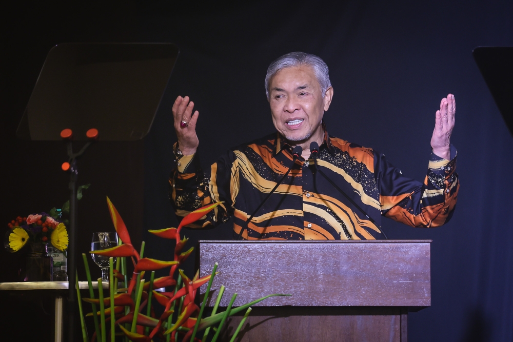 Zahid Declares 'Blue Wave' Building Momentum After Johor and Negeri Sembilan Victories
