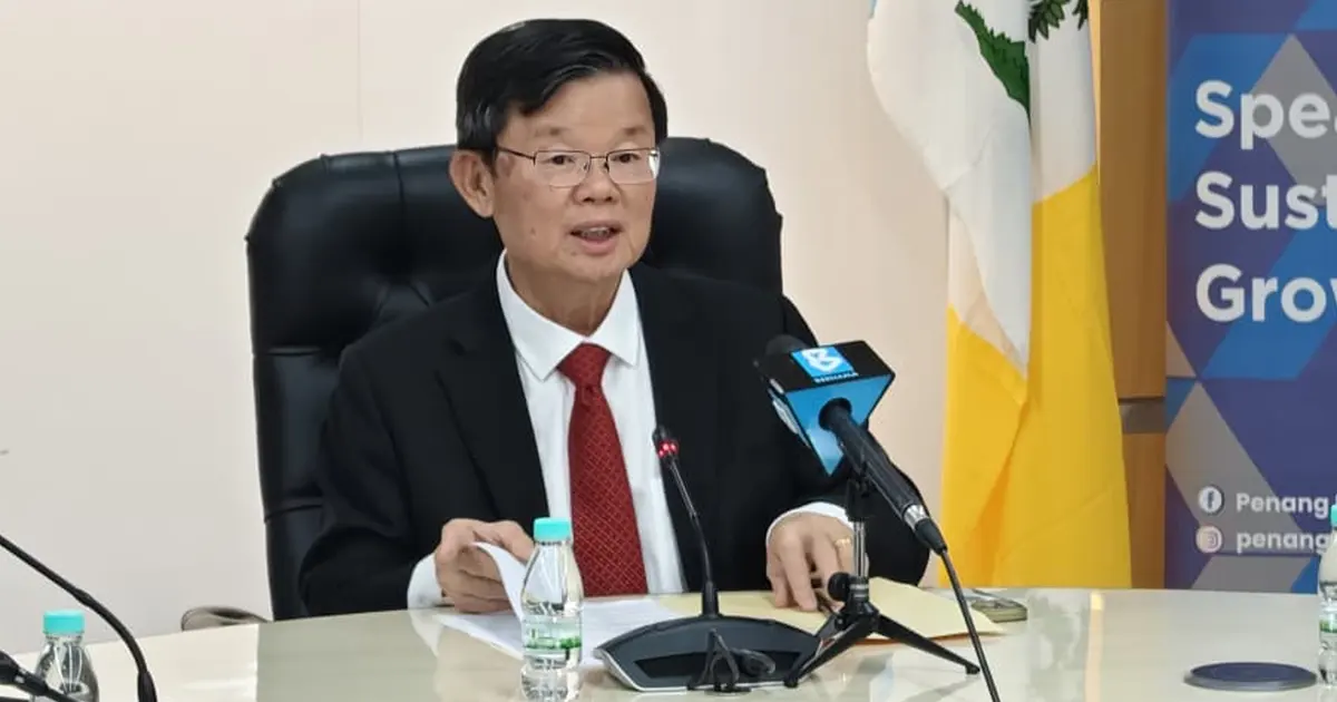 Penang Chief Minister Chow Rejects Sanusi's Call to Review Island Lease Agreement