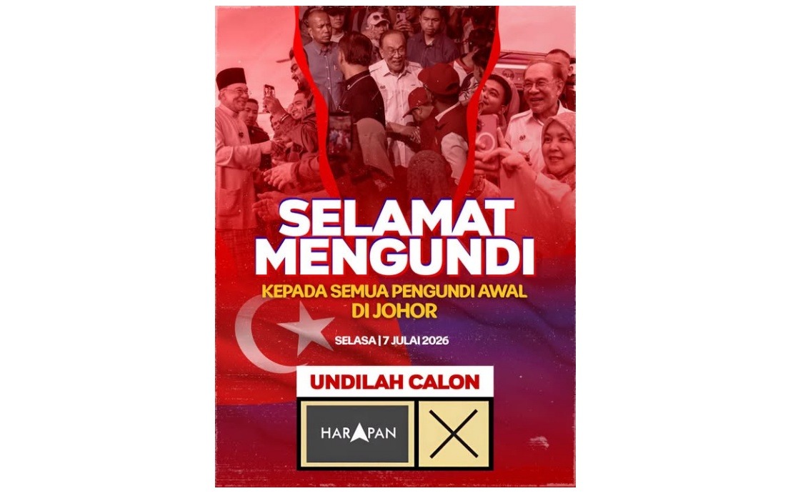 Anwar Encourages Early Voters in Johor State Election Campaign
