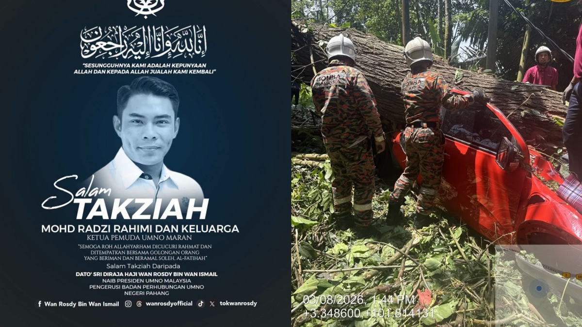 Pahang Menteri Besar Mourns Death of Youth Leader Mohd Radzi in Tree Tragedy