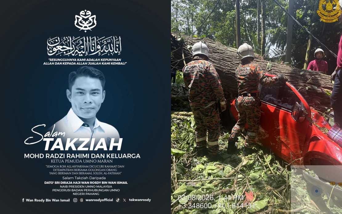 Pahang Menteri Besar Mourns Death of Youth Leader Mohd Radzi in Tree Tragedy