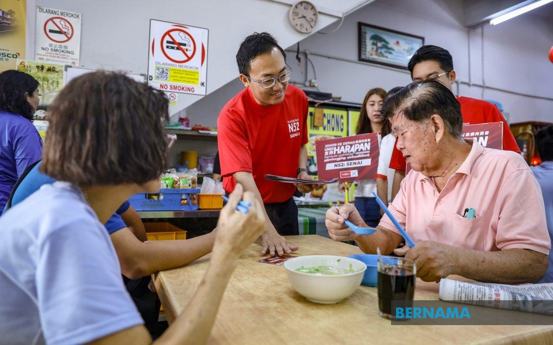 Wong Bor Yang Campaigns on Delivery Record as Senai Bids to Stay with Pakatan Harapan