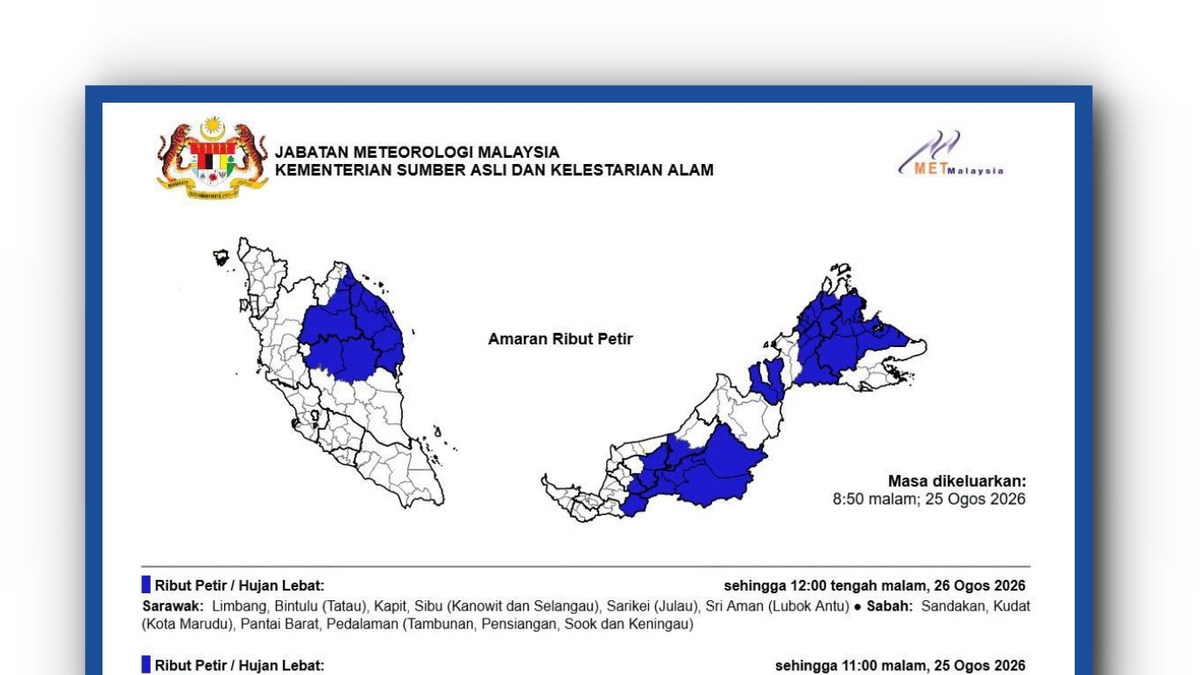 Malaysia on Alert as Tropical Storm NARRA Approaches Region