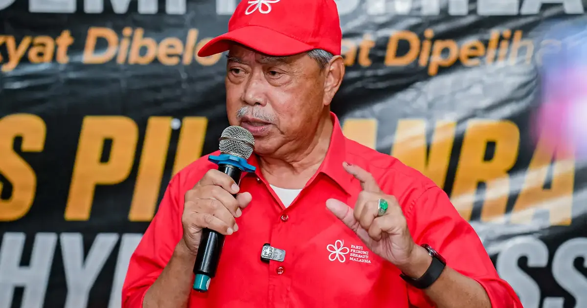 Muhyiddin Defends Bersatu's Election Role After Khaled's 'Meddling' Criticism