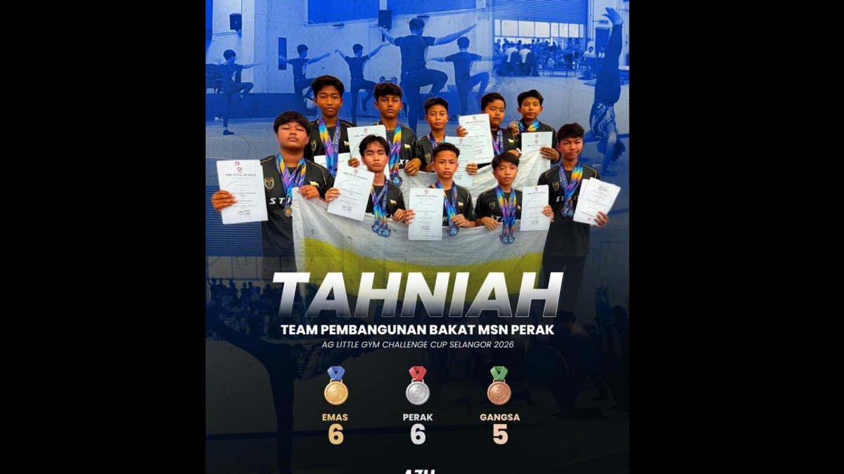 Bagan Datuk Gymnasts Win Six Gold Medals at Selangor Championships