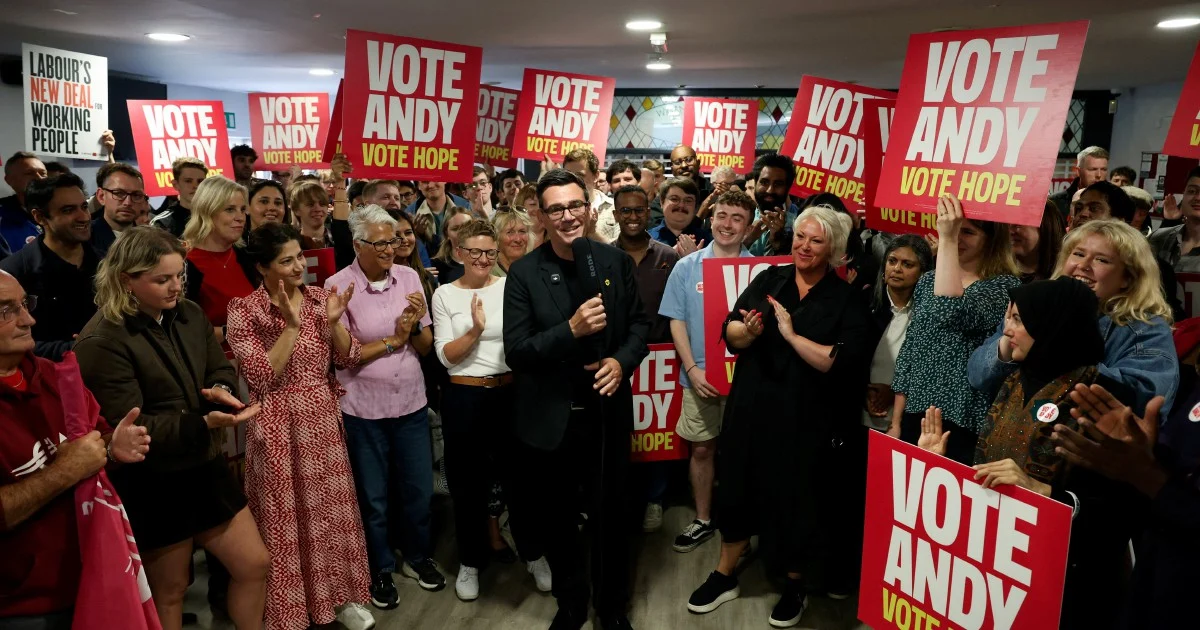 Labour's Burnham Positioned to Challenge Starmer as Rightwing Rivals Fracture Opposition