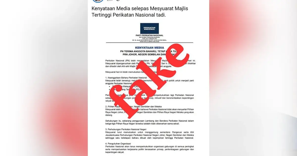 PN Denies False Claims About Skipping State Elections