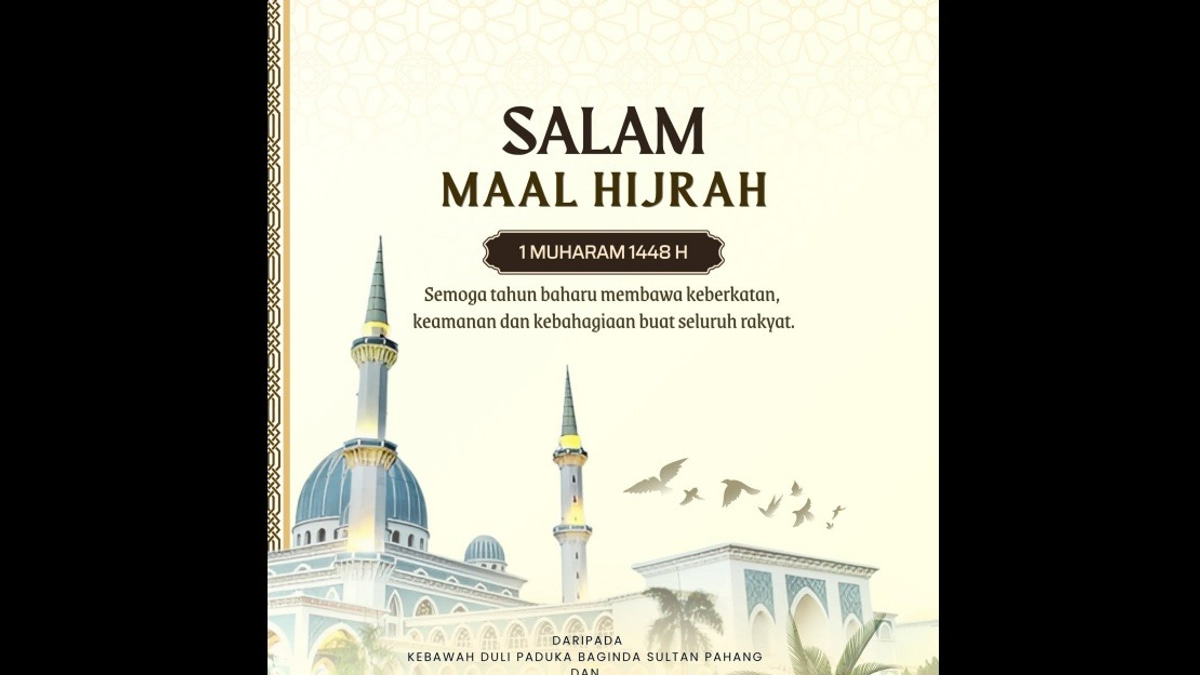 Pahang's Royal Leadership Shares Maal Hijrah 1448H Blessings with Muslim Community