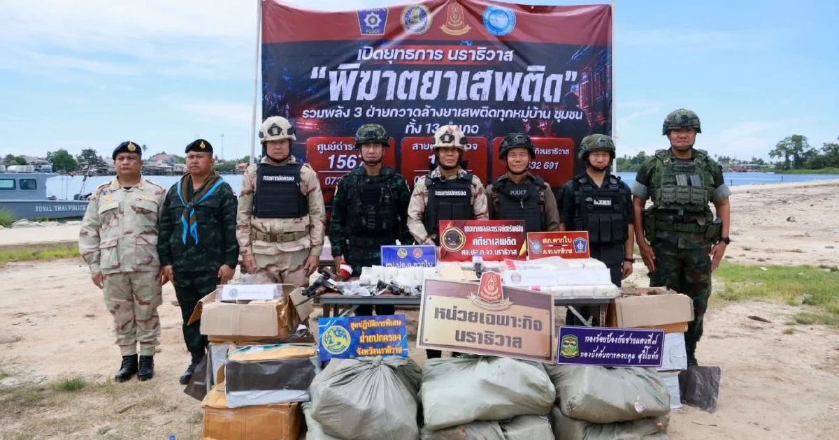 Thai Police Dismantle Major Drug Network Linked to Malaysian Traffickers