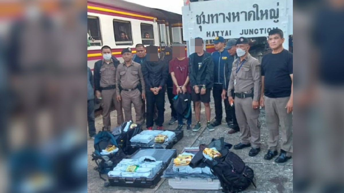 Three Malaysians Detained in Thailand With RM4.3 Million in Methamphetamine