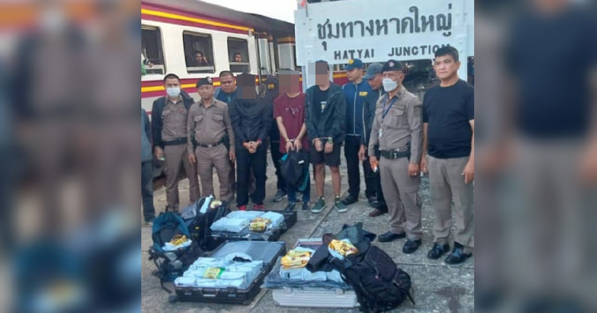 Three Malaysians Detained in Thailand With RM4.3 Million in Methamphetamine