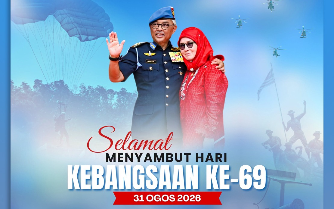 Sultan Pahang and Tengku Ampuan Express National Day Wishes as Malaysia Marks 69 Years