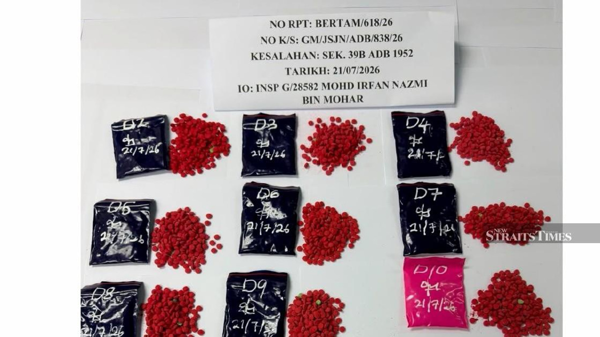 Drug Traffickers Caught in Kelantan Chase with 6,000 Yaba Pills Worth RM60,000