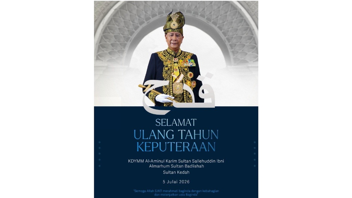 King Sends Birthday Wishes to Sultan of Kedah on His 84th