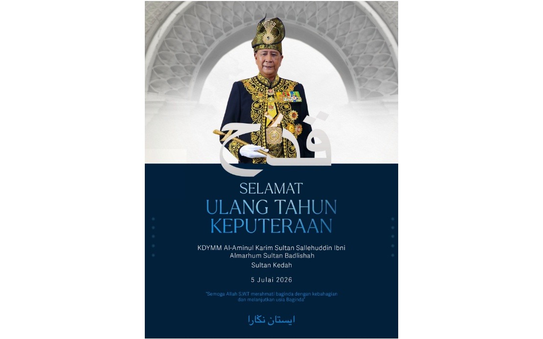 King Sends Birthday Wishes to Sultan of Kedah on His 84th