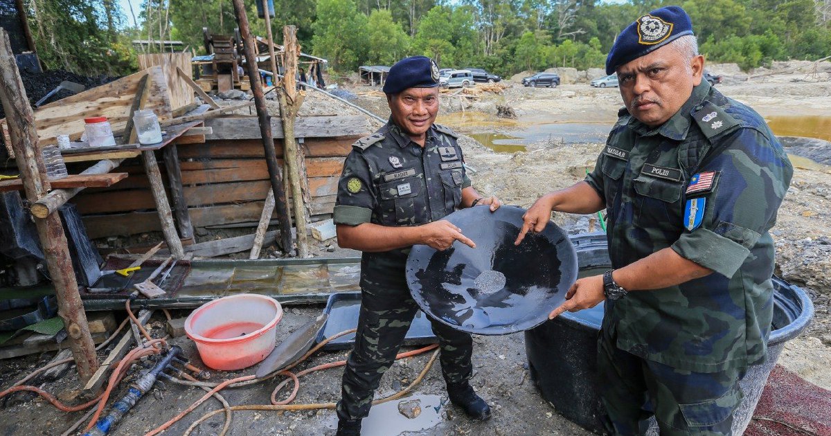 Police Dismantle High-Earning Underground Gold Cartel in Terengganu