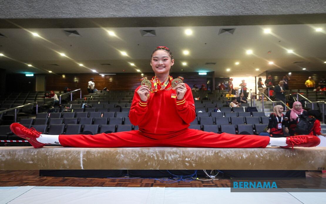 Cadence Teh Retains All-around Gold as Selangor Dominates at SUKMA 2026 Gymnastics