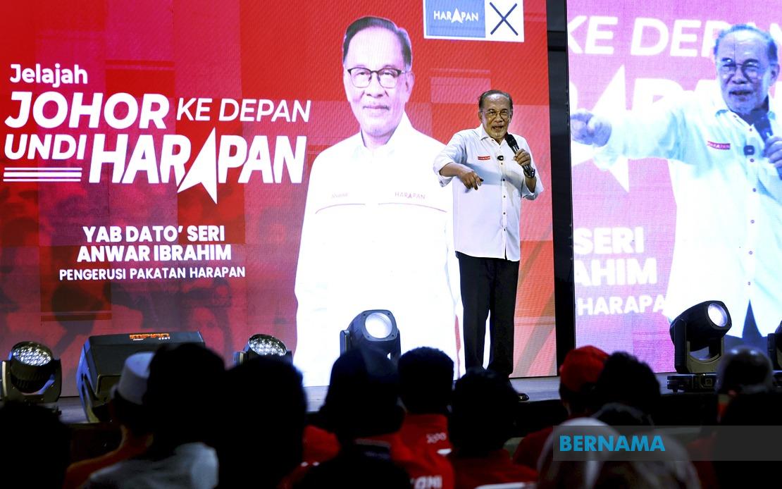 Anwar Draws Line Against Corruption, Pledges No Safe Haven For Offenders