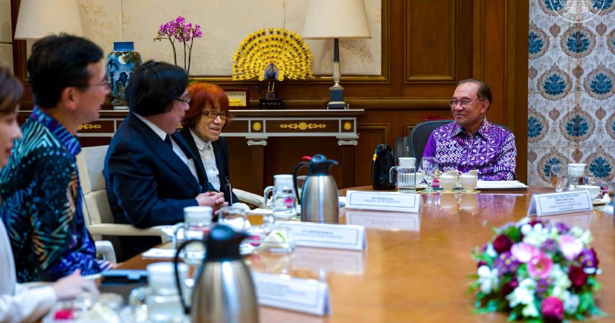 Anwar Meets Genron NPO Chief to Deepen Malaysia-Japan Strategic Engagement