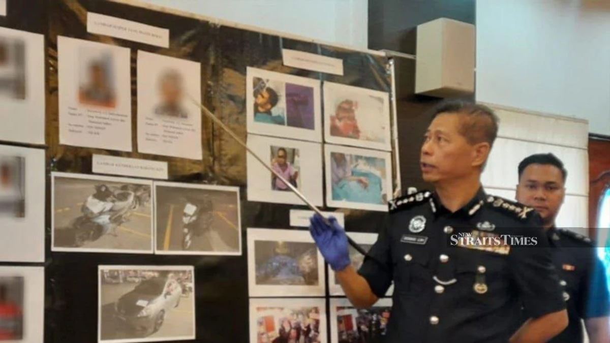 Six arrested following parang attack that wounded two men at Jelutong temple
