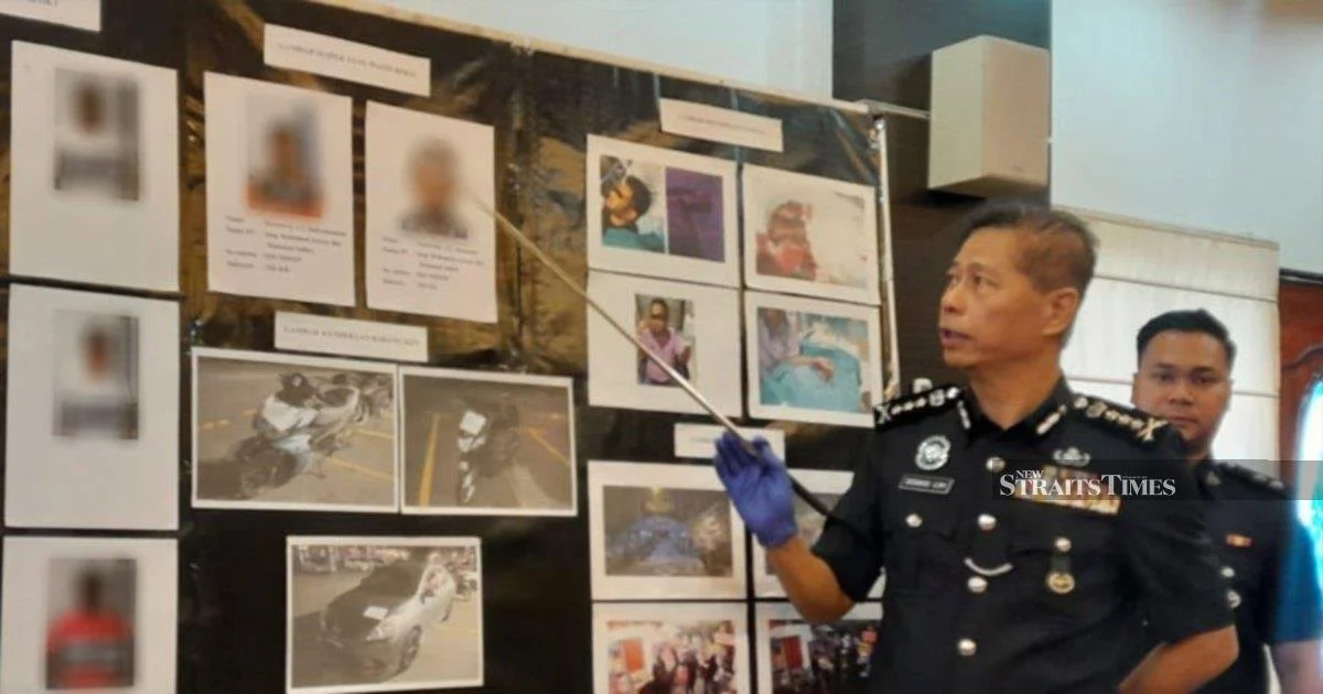 Six arrested following parang attack that wounded two men at Jelutong temple