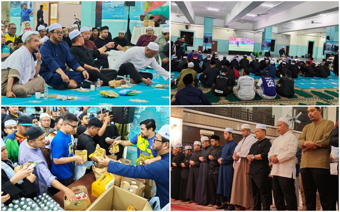 Over 300 Young Worshippers Combine Qiyamullail Prayer with World Cup Screening in Kuala Lumpur