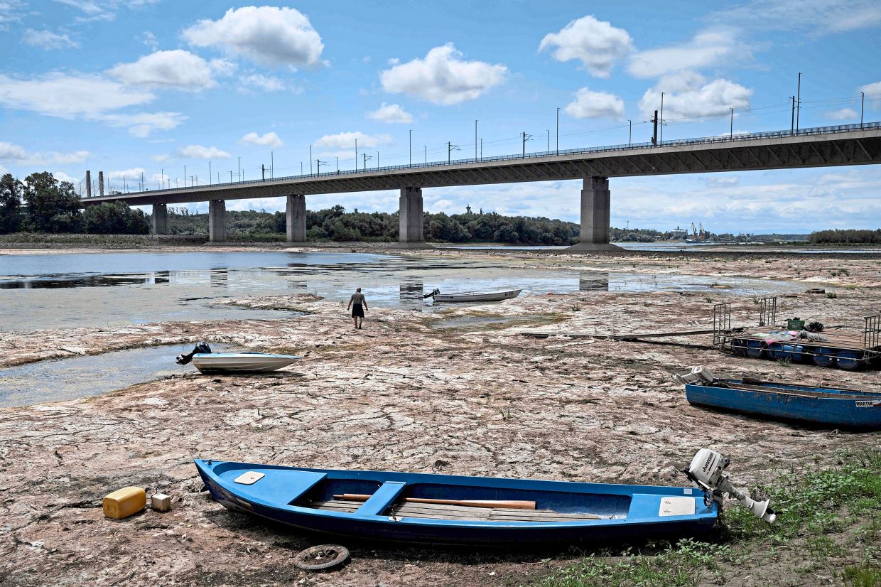 Europe's Danube hits record lows as drought tightens grip on the continent