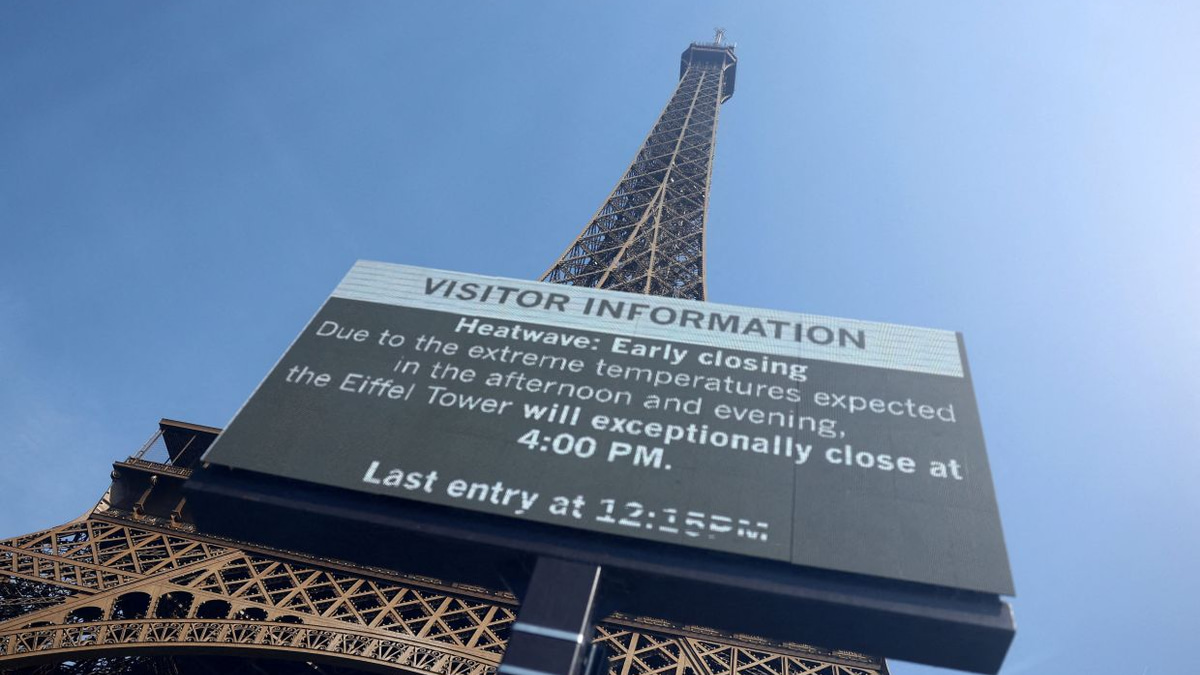 Paris heatwave drives tourists away as iconic sites shut early