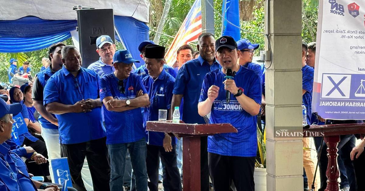 Barisan Nasional Eyes Return to Power in Johor's Penggaram, Long Held by DAP