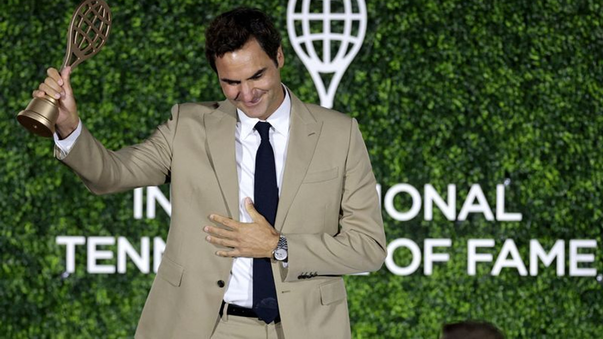 Federer Inducted into Tennis Hall of Fame, Calls Sport 'Love Letter' Still Being Written