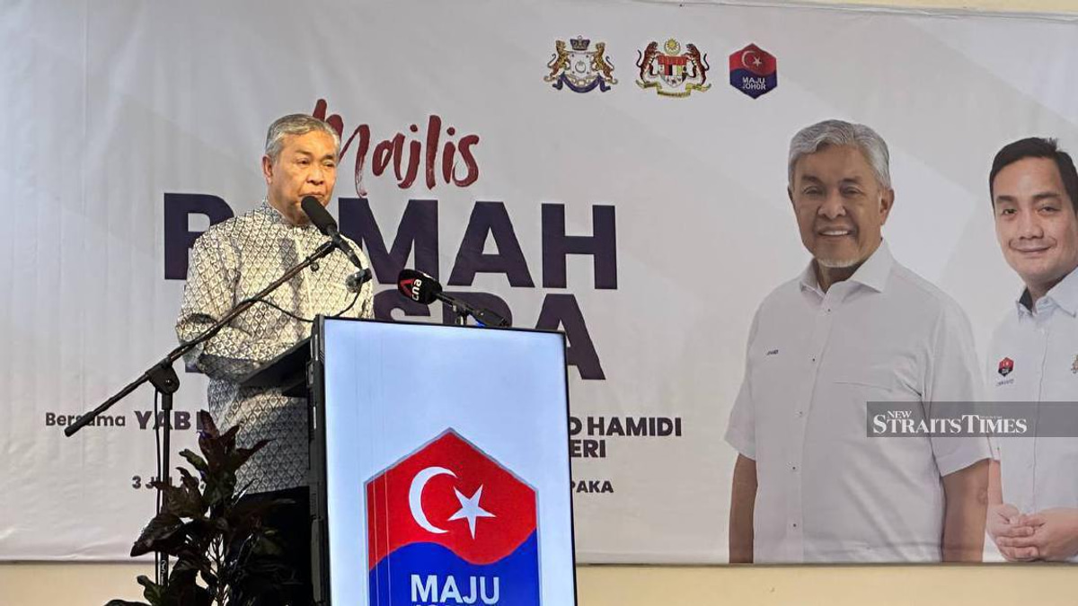 Zahid Calls for End to 'Old' Attacks on Umno, BN Ahead of Johor Election