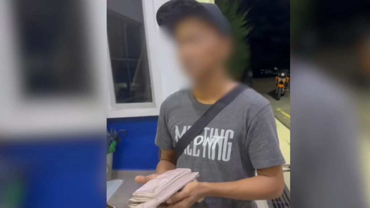 Delivery Rider Arrested Over RM10,000 Theft From Supermarket Wallet