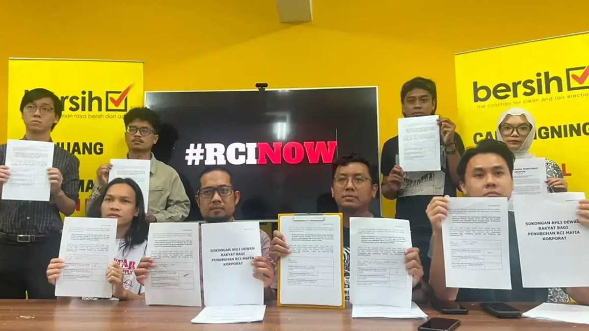 Bersih Says 34 MPs Support Royal Commission of Inquiry Into Alleged Corporate Mafia Activities