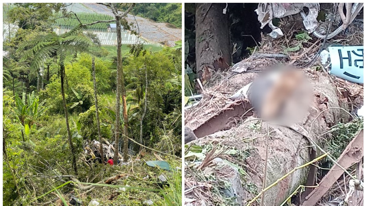 Lorry Driver Dies After Vehicle Plunges Into 150-Foot Ravine Near Pos Blau-Lojing