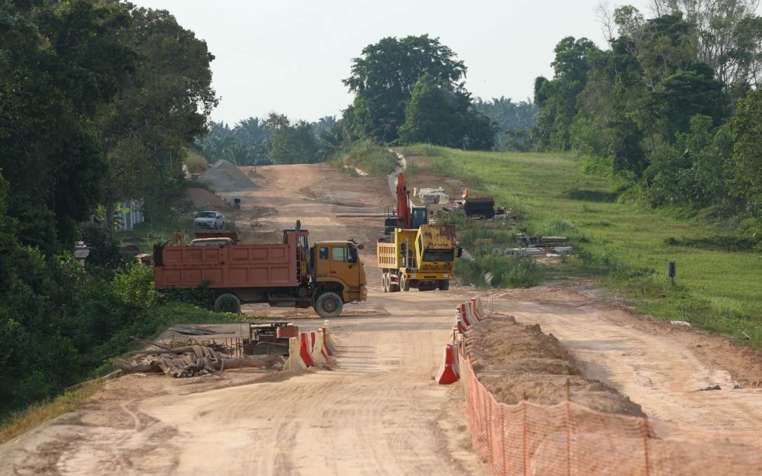 Lukut-Kampung Sirusa Road Project Ahead of Schedule at 60% Complete