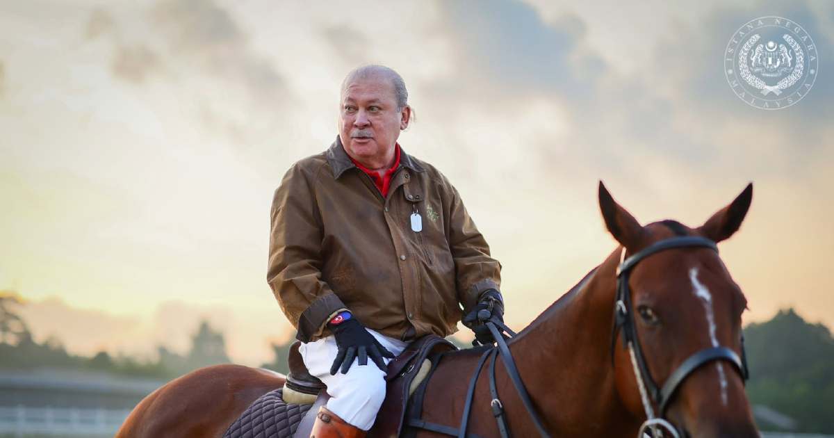 King Continues Early Morning Equestrian Regimen at Royal Johor Polo Club