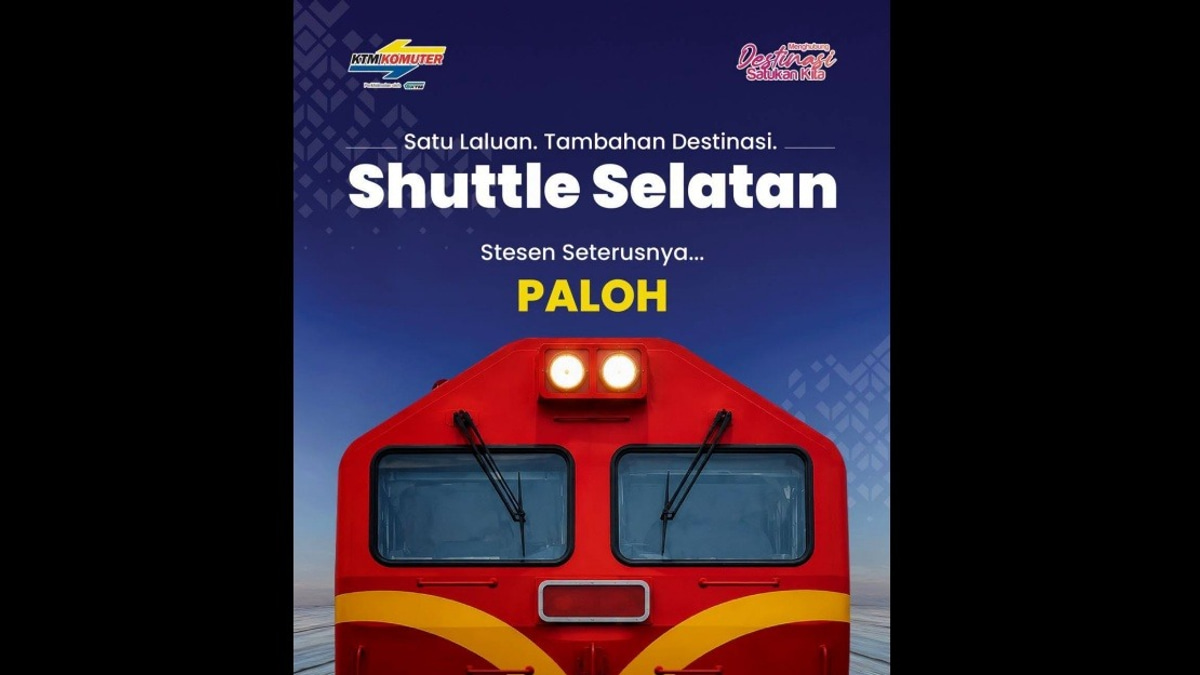 KTMB Extends Southern Shuttle Service to Paloh, Enhancing Johor Connectivity