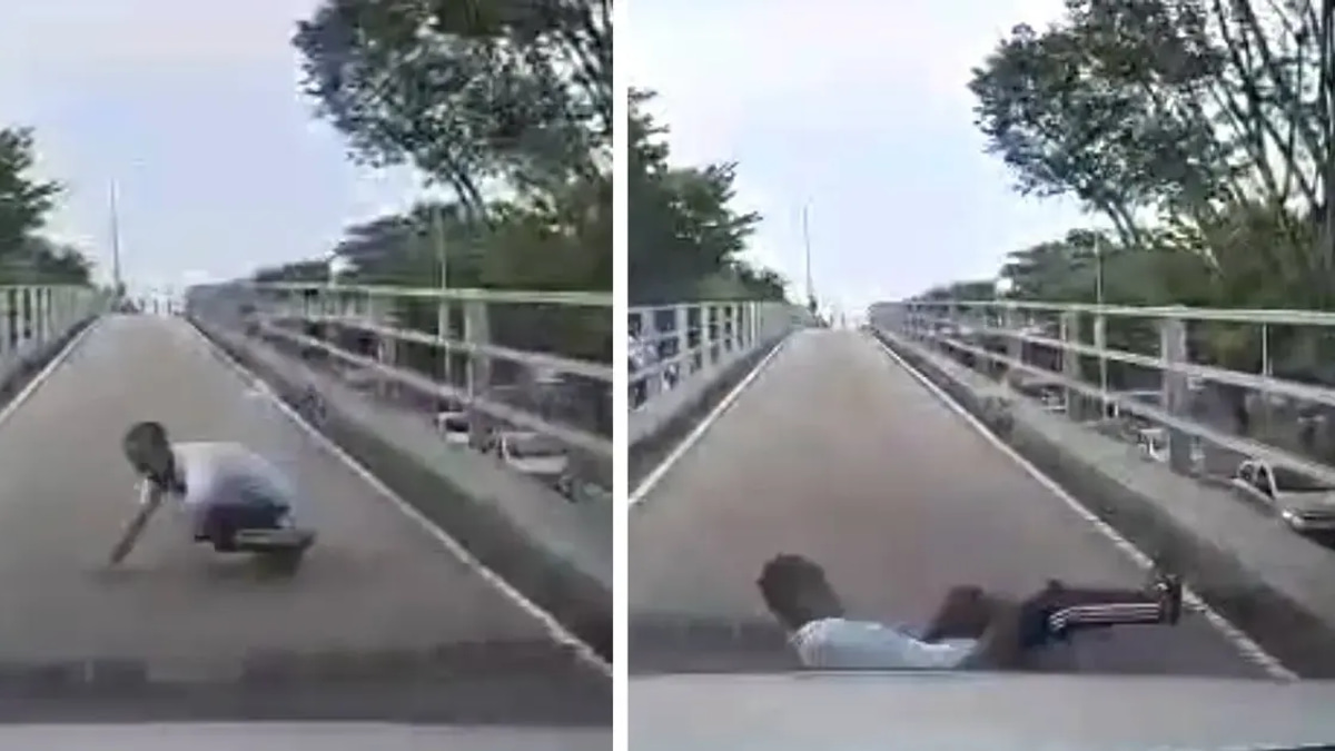 Myanmar National Who Fell from Batu Lanchang Flyover Had Prior Criminal Record, Police Reveal