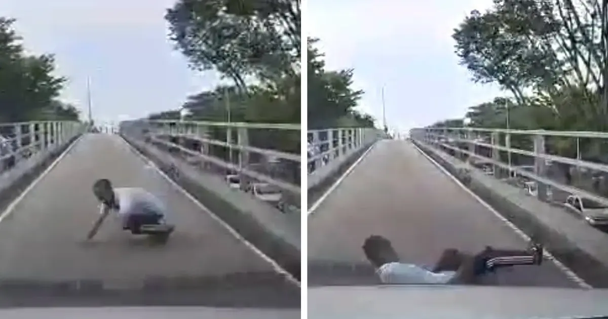 Myanmar National Who Fell from Batu Lanchang Flyover Had Prior Criminal Record, Police Reveal