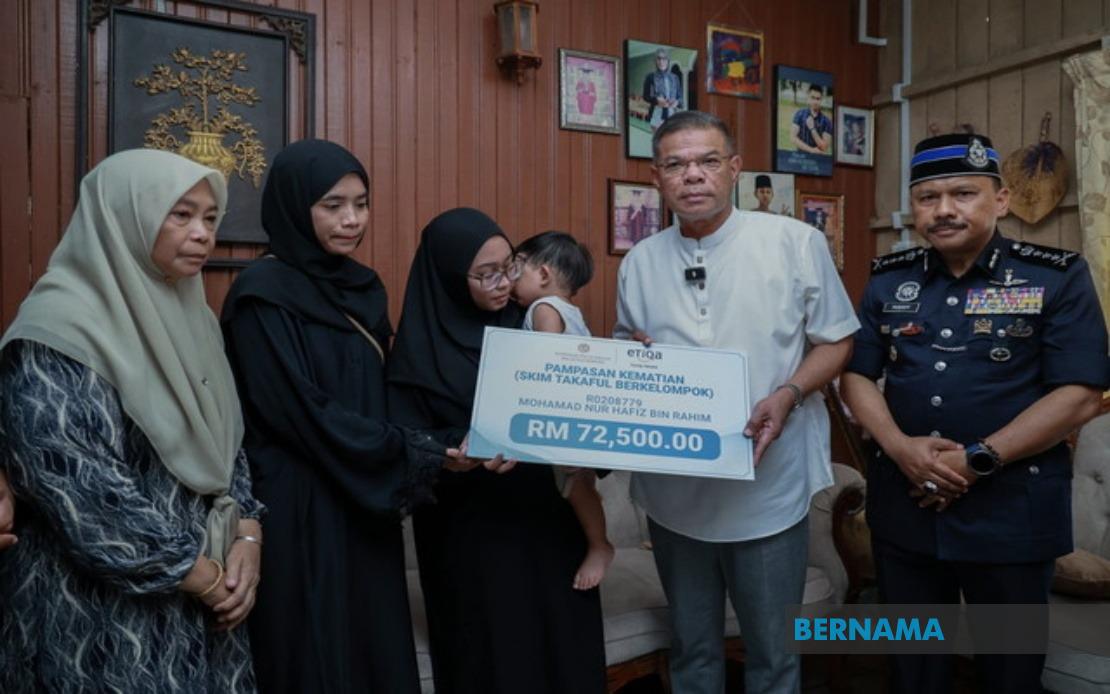 PDRM to Accelerate Welfare Payments for Family of Sabah Officer Who Died in Electric Shock